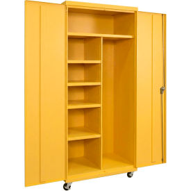 Equipto® Commercial Mobile Janitorial Cabinet 36