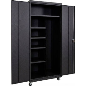 Equipto® Commercial Mobile Janitorial Cabinet 36