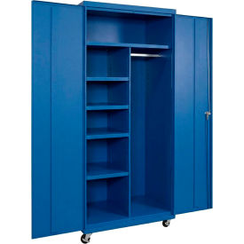 Equipto® Commercial Mobile Janitorial Cabinet 36