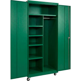 Equipto® Commercial Mobile Janitorial Cabinet 36