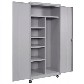 Equipto® Commercial Mobile Janitorial Cabinet 36