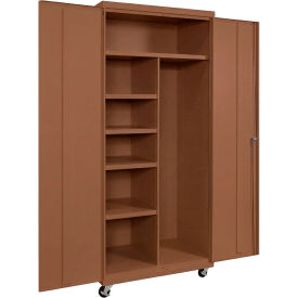 Equipto® Commercial Mobile Janitorial Cabinet 36