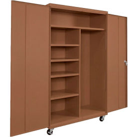 Equipto® Commercial Mobile Janitorial Cabinet 48