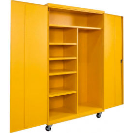 Equipto® Commercial Mobile Janitorial Cabinet 48