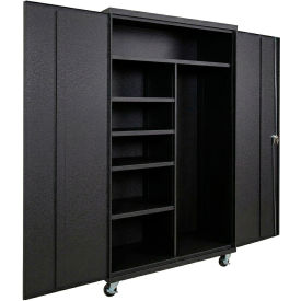 Equipto® Commercial Mobile Janitorial Cabinet 48