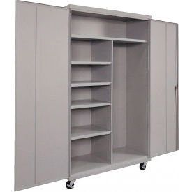 Equipto® Commercial Mobile Janitorial Cabinet 48