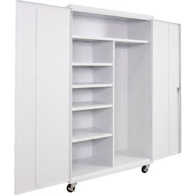 Equipto® Commercial Mobile Janitorial Cabinet 48