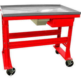 Equipto Teardown Bench Fluid Container/Drawer Stainless Steel 60