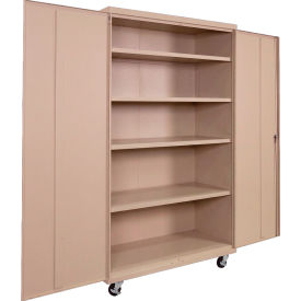 Equipto® Industrial Duty Mobile Storage Cabinet 20 Gauge 48