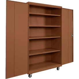 Equipto® Industrial Duty Mobile Storage Cabinet 20 Gauge 48