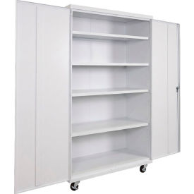 Equipto® Industrial Duty Mobile Storage Cabinet 20 Gauge 48