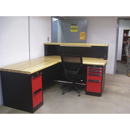 L-Shaped Workcenter-Right Hand return, GY MPN:360LW-GY