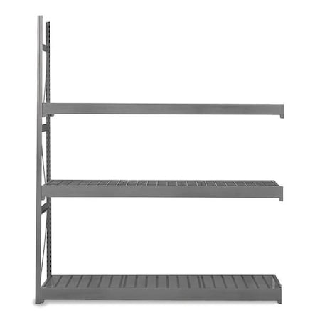 Add-On Bulk Storage Rack, 36 in D, 72 in W, 3 Shelves, Putty MPN:1015D63A-PY