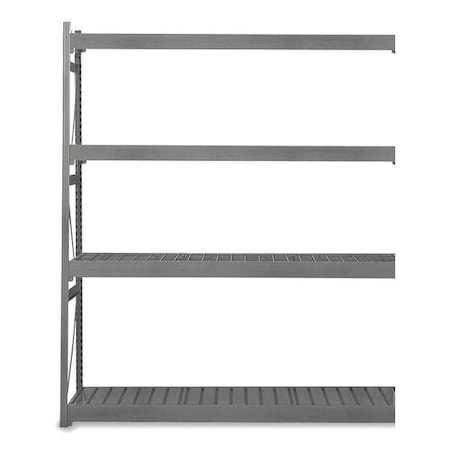 Add-On Bulk Storage Rack, 30 in D, 60 in W, 4 Shelves, Regal Blue MPN:1018D50A-RB