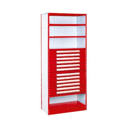 Metal Shelving Unit, 18