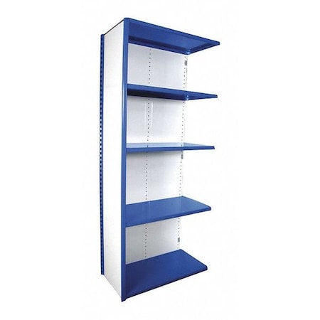 VGrip Shelf Closed Add, 7X18X4, W/5 shl, BL MPN:673W5A-BL