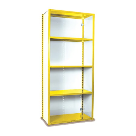 VGrip Shelf Clsd Strtr, 7X2DX4, W/5 shl, YL MPN:675W5S-YL