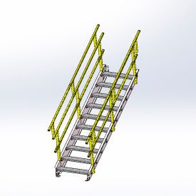 Equipto 1730S12 OSHA Stairway 30