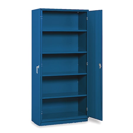Storage Cabinet, 36 in W x18 in D x78 in H, Blue MPN:1710-BL