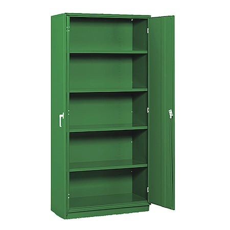 Storage Cabinet, 36 in W x18 in D x78 in H, Green MPN:1710-GN