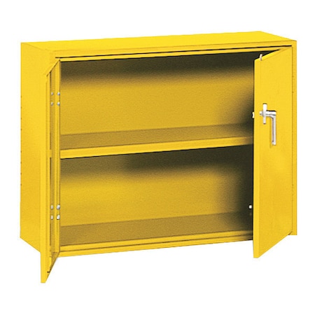 Handy Cabinet, 30 in W x 13 in D x27 in H, Yellow MPN:1734-YL