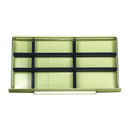 Mod Drawers Divider Set H, Gray MPN:4174H15-BK