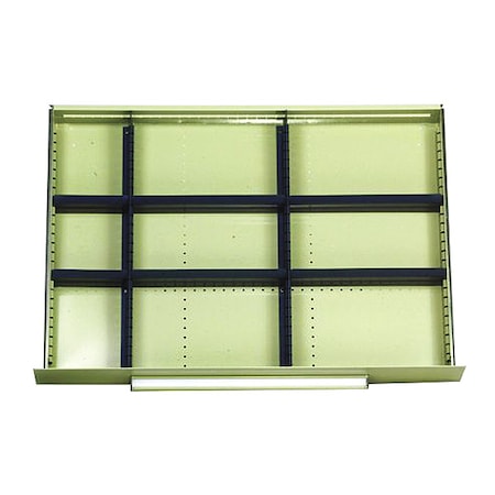 Mod Drawers Divider Set H, Gray MPN:4183H10-BK