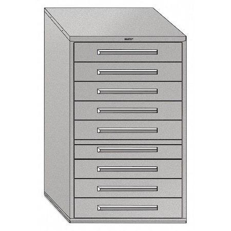 Drawer Cabinet, Dark Gray, Surf. Mat. Stl MPN:4342D18N-GY