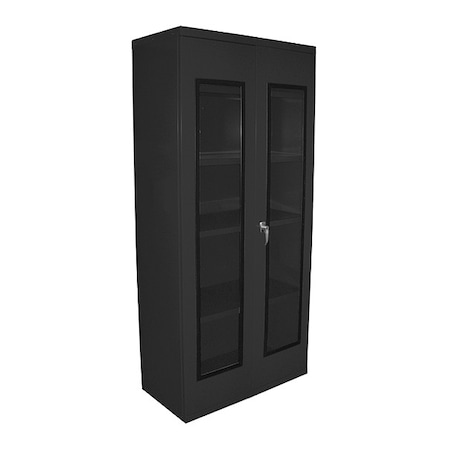 Quickview Cabinet, 18 in x 36 in x 78 in, Black MPN:QVC361878-BK