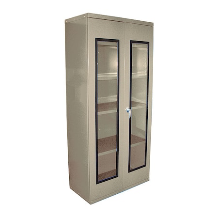 Quick View Cabinet-SetUp, 24 in x 36 in x 78 in, Putty MPN:QVC362478SU-PY