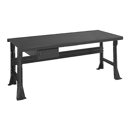 Open Leg Bench w/ Drawer, BK MPN:2223K5-BK