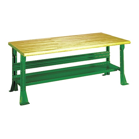 Open Leg Bench w/ Shelf, GN MPN:2323-6W-GN