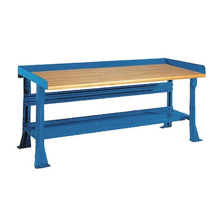 Open Leg Bench w/ Shelf, BL MPN:2422-6W-BL