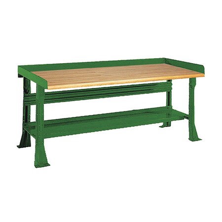 Open Leg Bench w/ Shelf, GN MPN:2422-6W-GN