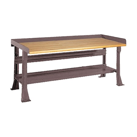 Open Leg Bench w/ Shelf, GY MPN:2422-6W-GY