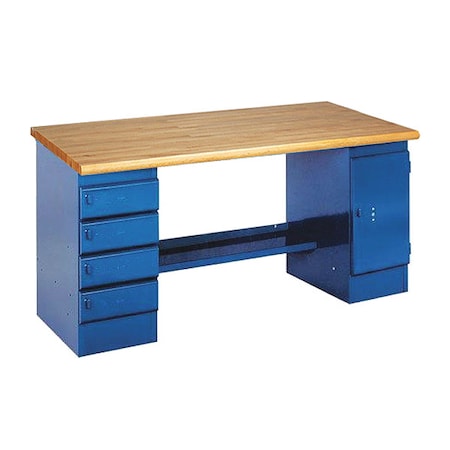 Pedestal Bench, BL MPN:255-5W-BL