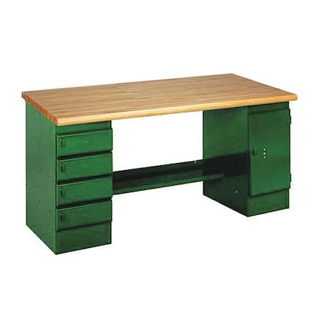 Pedestal Bench, GN MPN:255-5W-GN