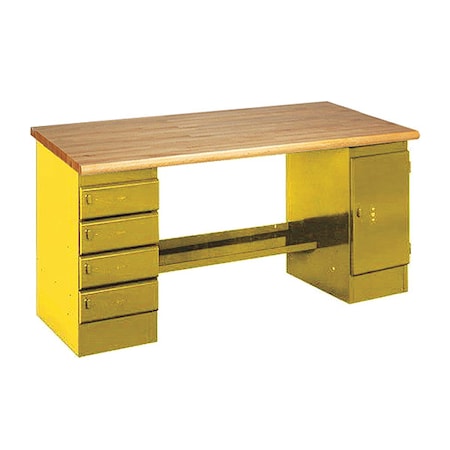Pedestal Bench, YL MPN:255-5W-YL