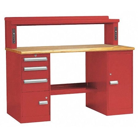 Workbench, Cherry Red, 72