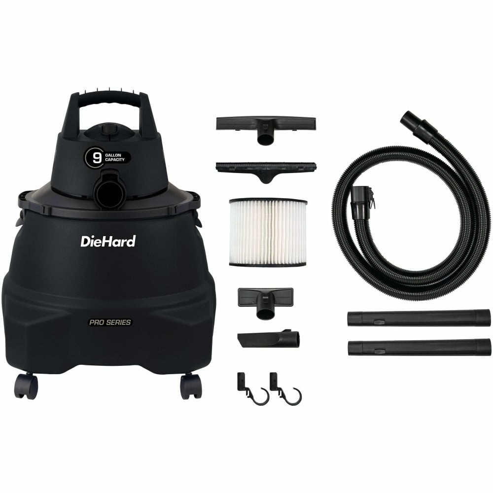 DieHard 9-Gallon 5.5 HP Pro Wet/Dry Vacuum, DH7000501 MPN:DH7000501