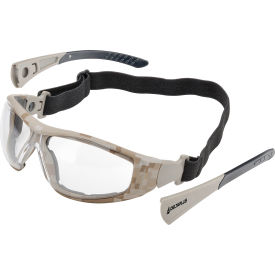 Delta Plus Go-Specs II™ Full Frame Safety Glasses Replaceable Clear AF/PC Lens Desert Camo WELGG45CAFDCAMO