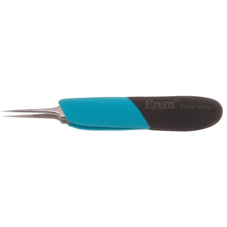 Ergonomic Precision Tweezers, SS, Straight MPN:E5SA