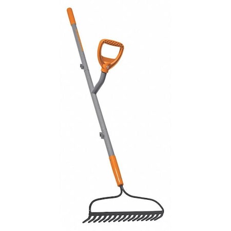 Bow Rake, 16 Tines, 55 in L Steel Handle MPN:ERG-BWRK16
