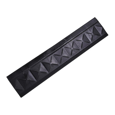 Ramp Edge, PVC, 4 in W x 18 in L, 1 in Thick, 10 PK MPN:AM3-B