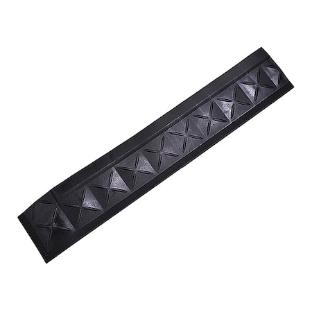 Ramp Edge with Corner, PVC, 4 in W x 22 in L, 1 in Thick, 2 PK MPN:AM5-B