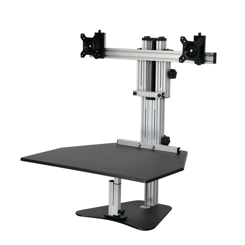 Ergo Desktop Kangaroo Elite 28inW Adjustable Height Desk Converter, Black MPN:ED-KE-BLK-5B