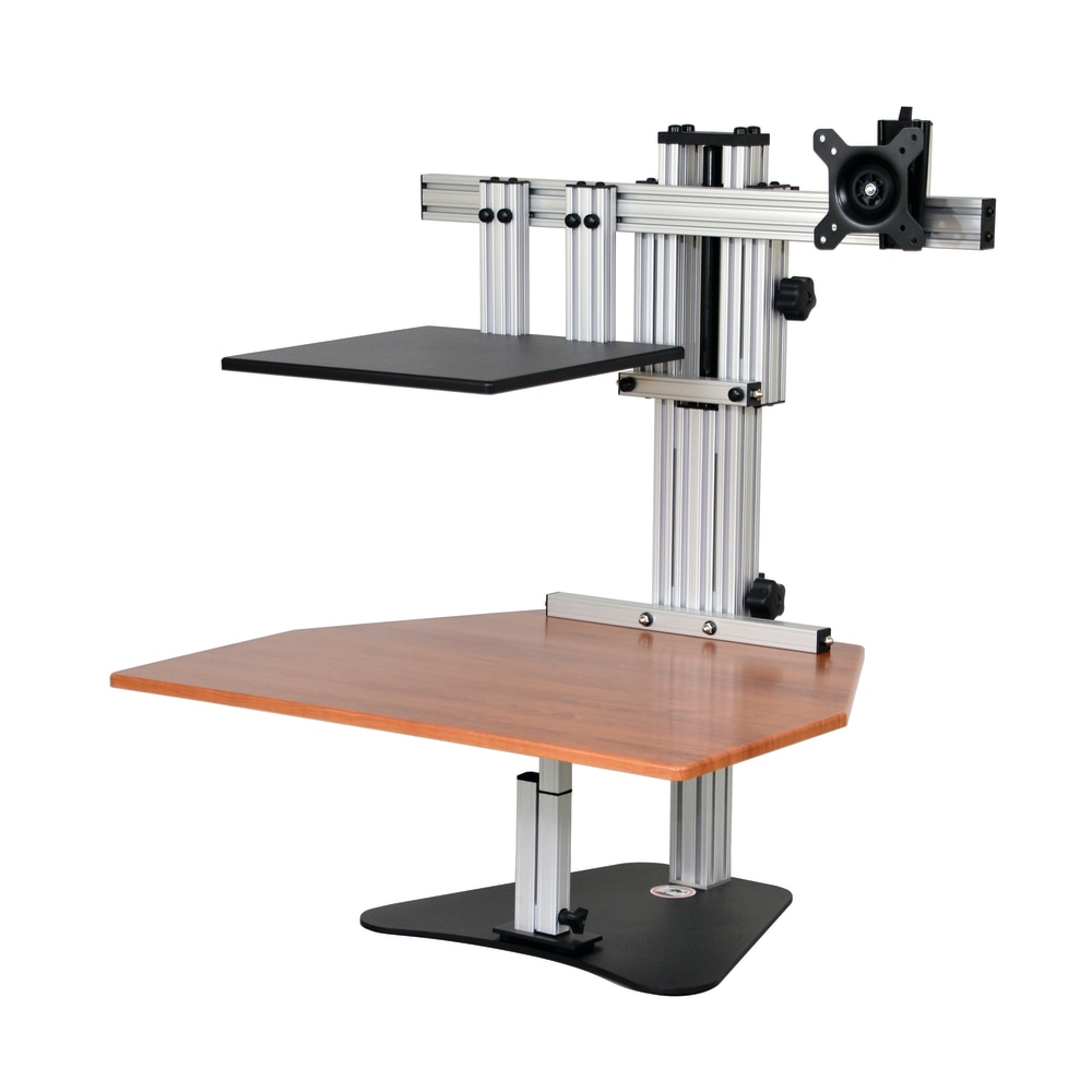 Ergo Desktop Hybrid Kangaroo MDF Desktop, Cherry, EDHKCHEFA MPN:ED-HK-CHE-FA