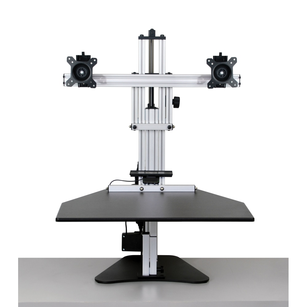 Ergo Desktop Electric Kangaroo Elite Stand, 27 1/2inH x 28inW x 28inD, Black, Standard Delivery MPN:ELEC-ED-KE-BLK