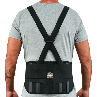 1600 Xl Black Standard Elastic Back Support MPN:11105