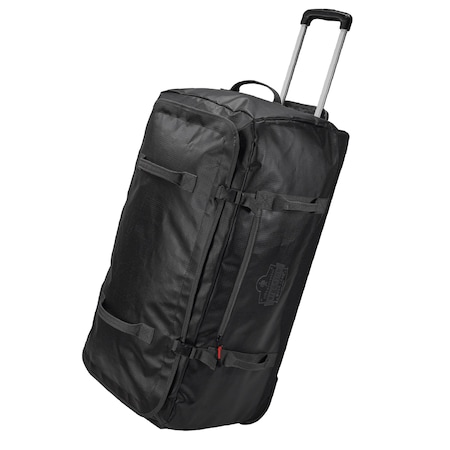 Black Water-Resistant Wheeled Duffel Bag - L MPN:5032L